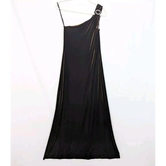 PATRA sz 10 Vintage 90s Y2K Evening Prom Dress Floral Formal A Line Gown Velvet - Picture 1 of 8